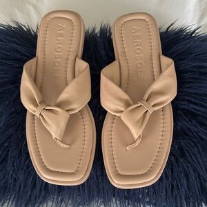 AEROSOLES Bond Women's Tan Knot Sandals